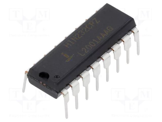 IC: interface; transceiver; full duplex,RS232; 120kbps; DIP16 RENESAS HIN232CPZ