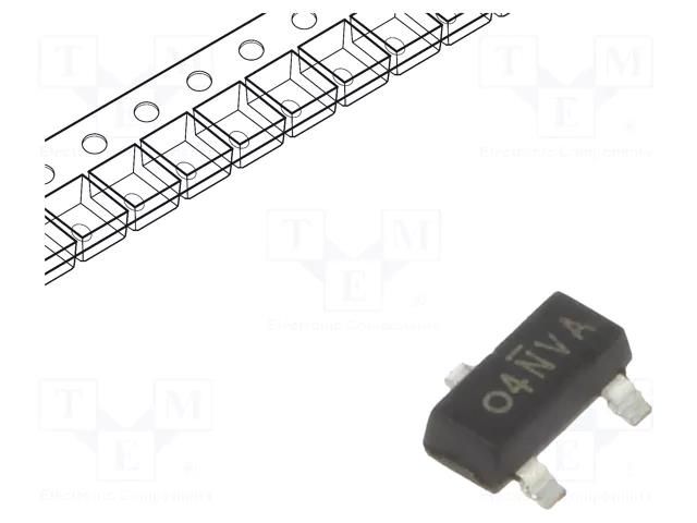 Transistor: P-MOSFET; unipolar; -12V; -5.2A; Idm: -20A; 1.1W; SOT23 VISHAY SI2333DDS-T1-GE3