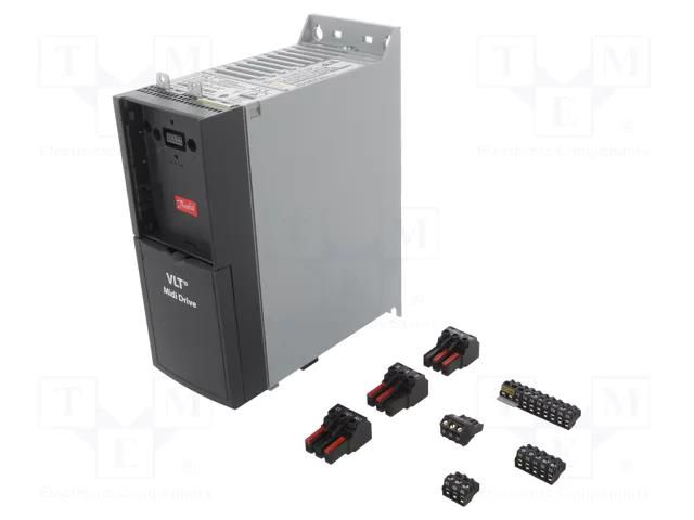 Vector inverter; 2.2kW; 3x400VAC; 3x380÷480VAC; IN: 11; 0÷500Hz DANFOSS 134U2982