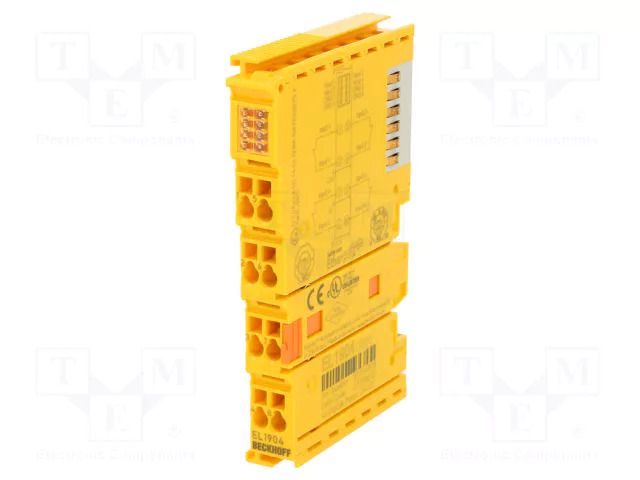 Industrial module: digital input; IP20; EtherCAT,TwinSAFE; IN: 4 Beckhoff Automation EL1904