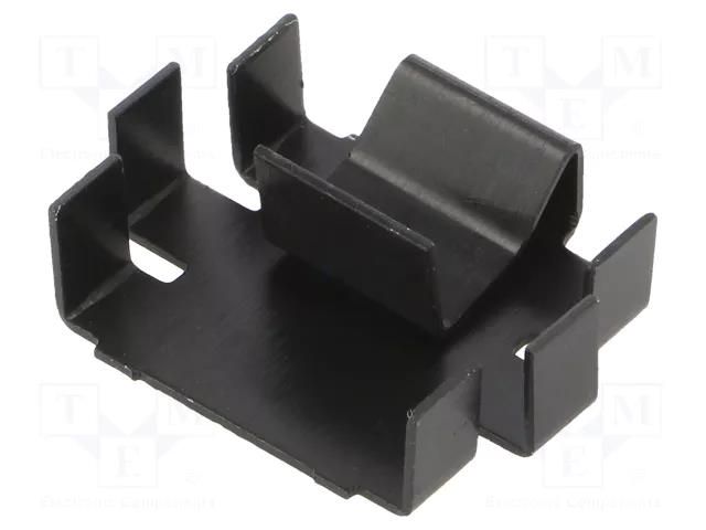 Heatsink: moulded; U; TO220; black; L: 7.1mm; W: 25.4mm; H: 20.7mm ALUTRONIC FI344/SE