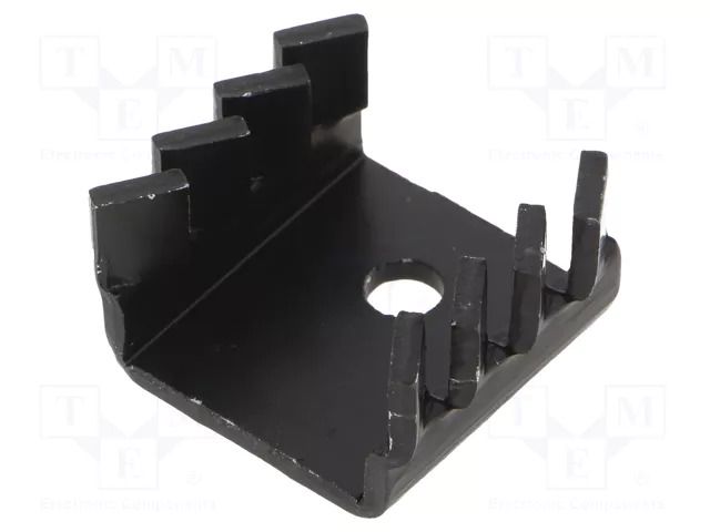 Heatsink: moulded; U; TO220; black; L: 11mm; W: 22mm; H: 19.2mm; 30K/W ALUTRONIC FI355/11/SE