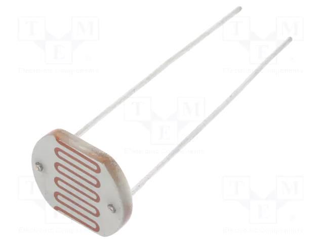 Photoresistor; 250mW; 2÷5kΩ; 560nm; THT; 250VDC; ØLED: 12mm Token PGM1200