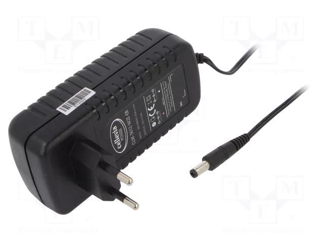 Power supply: switching; mains,plug-in; 12VDC; 3A; 36W; 87%; black CELLEVIA POWER CLW-3612-W2E-EB25
