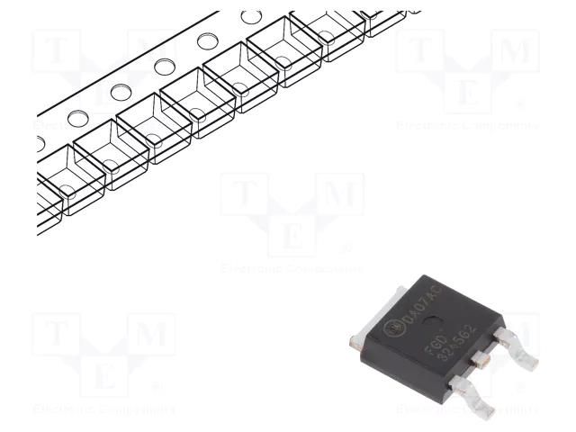 Transistor: IGBT; 450V; 23A; 150W; DPAK; Features: logic level; ESD ONSEMI FGD3245G2-F085