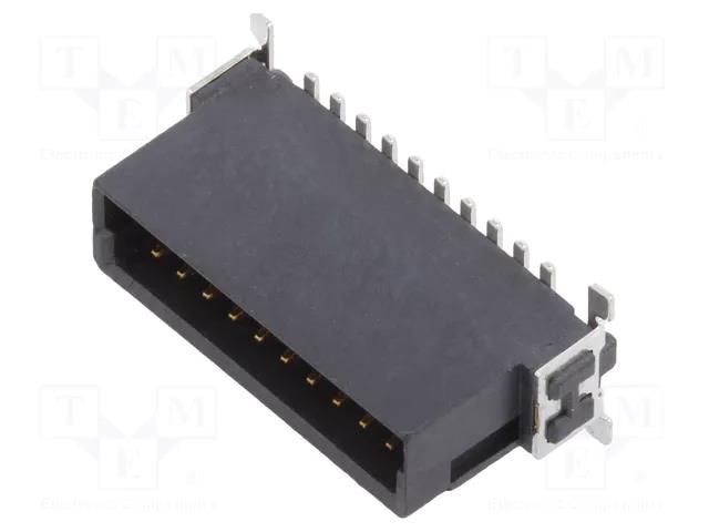 Connector: PCB to PCB; socket; male; PIN: 20; vertical; 1.2A; SMT ADAM TECH ESMCM20SGSSMTBPPT