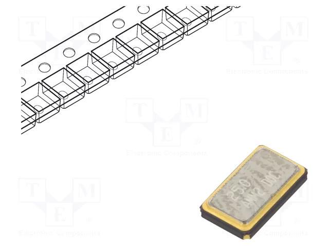 Resonator: quartz; 25MHz; 18pF; SMD; 3.6x6x1.2mm ABRACON ABMM2-25.000MHZ-E2
