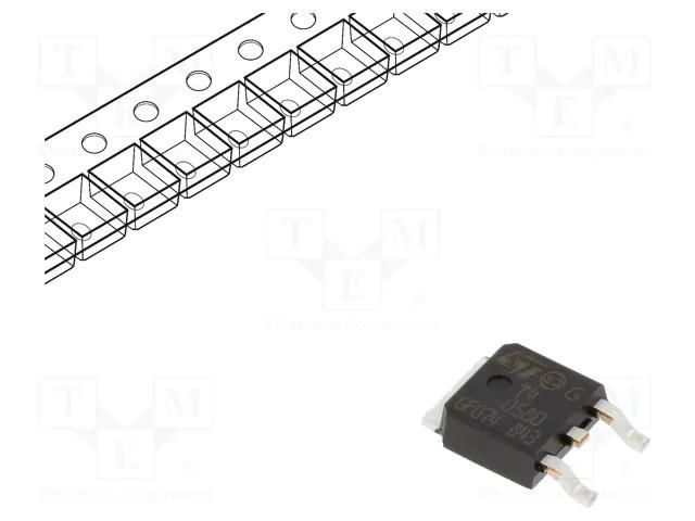 Triac; 800V; 4A; DPAK; Igt: 5mA STMicroelectronics T405-800B-TR