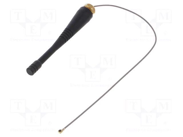Antenna; LTE; 1.6dBi; linear; twist-on; 50Ω; 790÷870MHz; -40÷90°C LINX TECHNOLOGIES / TE Connectivity ANT-B20-PW-QW-UFL