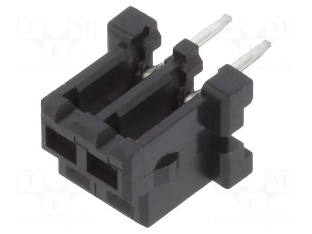 Connector: wire-wire/PCB; socket; female; PIN: 2; SignalBee; THT HIROSE DF3-2S-2DSA-25