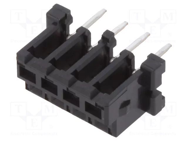 Connector: wire-wire/PCB; socket; female; PIN: 4; SignalBee; THT HIROSE DF3-4S-2DSA-55