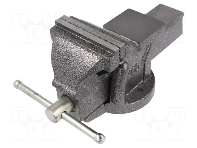 Vice; iron alloy; 100mm; bench,with anvil; 6kg PROLINE PRE-25510
