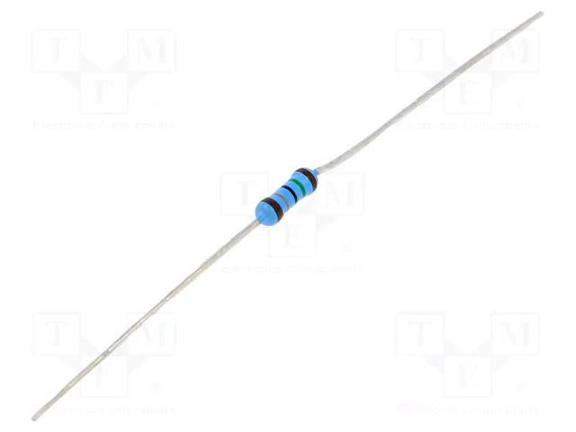 Resistor: thin film; THT; 15Ω; 600mW; ±1%; Ø0.6x28mm; Ø2.5x6.5mm VISHAY MRS25000C1509FCT00