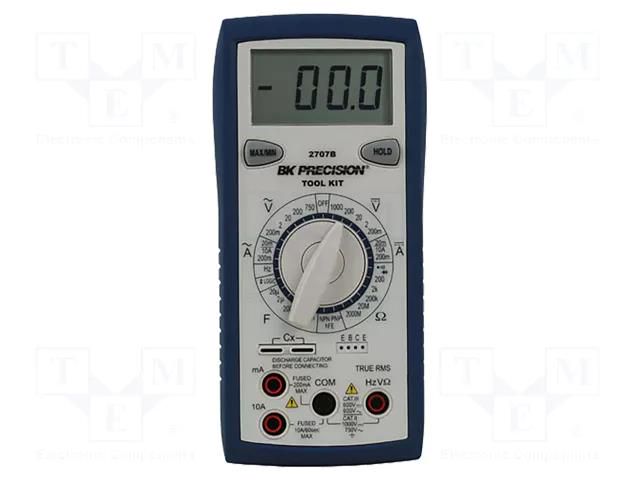 Digital multimeter; LCD; 3,5 digit (1999); 2,5x/s; True RMS B&K PRECISION BK2707B
