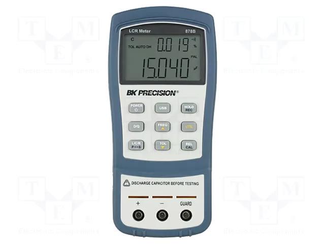 LCR meter; LCD; (10000),(40000); 1,5x/s; 40pF÷20mF; Accuracy: 0.5% B&K PRECISION BK878B