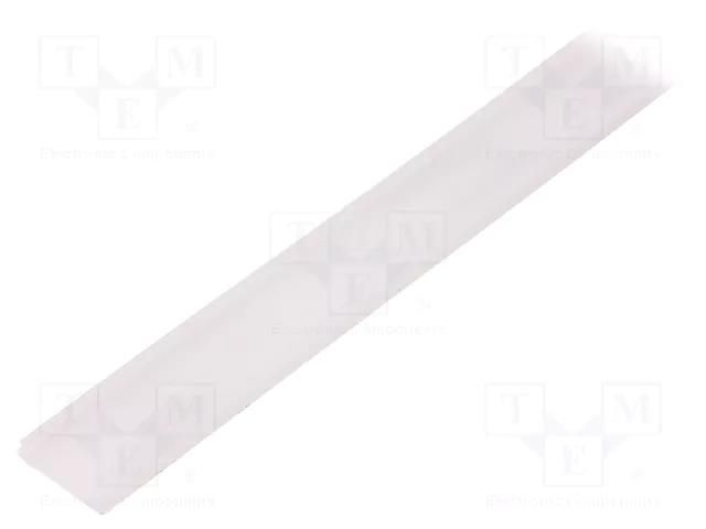 Cover for LED profiles; white; 20m; Kind of shutter: F; push-in TOPMET TOP-A2210038S