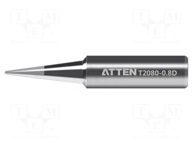 Tip; chisel; 0.8mm; for  soldering iron ATTEN T2080-0.8D
