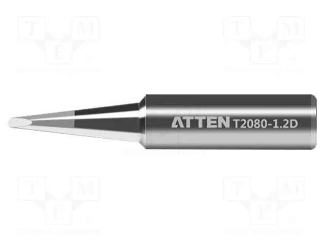 Tip; chisel; 1.2mm; for  soldering iron ATTEN T2080-1.2D