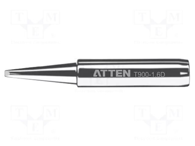 Tip; chisel; 1.6x0.5mm ATTEN T900-1.6D