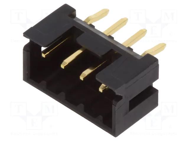 Connector: wire-wire/PCB; socket; male; PIN: 4; DF3; Pitch: 2mm; THT HIROSE DF3-4P-2DSA-01