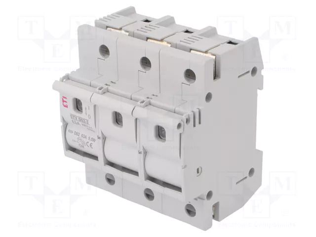 Fuse disconnector; D02; for DIN rail mounting; 63A; 400VAC ETI POLAM 002271004