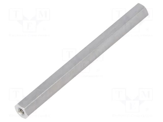 Screwed spacer sleeve; 55mm; Int.thread: M2,5; hexagonal DREMEC TFF-M2.5X55/DR132