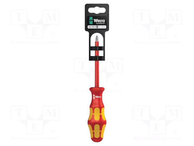 Screwdriver: insulated; PlusMinus PH-type; PH2/SL; 1kVAC WERA WERA.05100020001