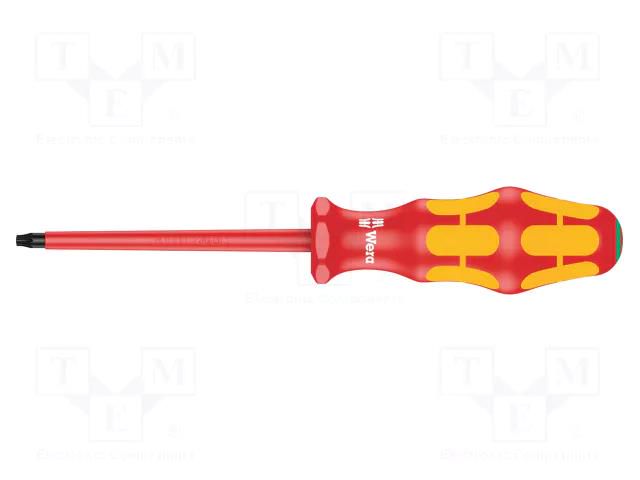 Screwdriver; insulated; Torx®; TX25; Blade length: 100mm; 1kVAC WERA WERA.05006176001