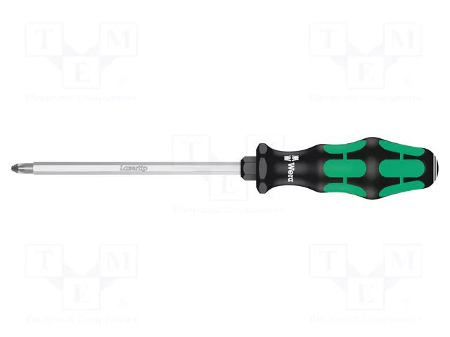 Screwdriver; assisted with a key; Pozidriv®; PZ3 WERA WERA.05009343001