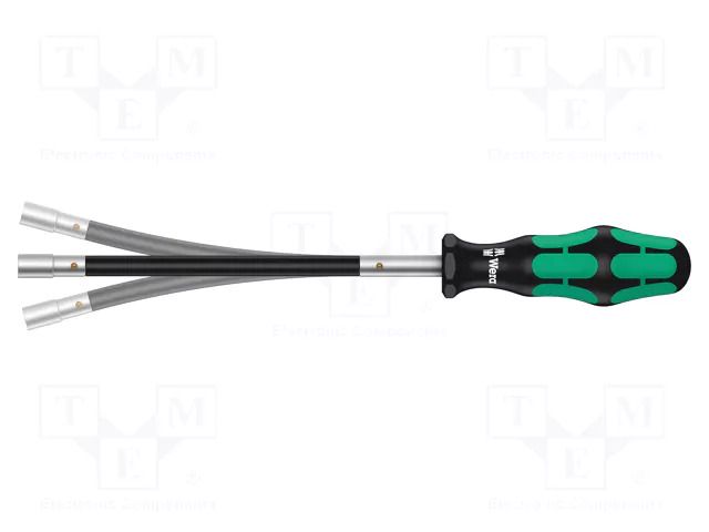 Screwdriver: standard; with flexible shaft; 6-angles socket WERA WERA.05028152001