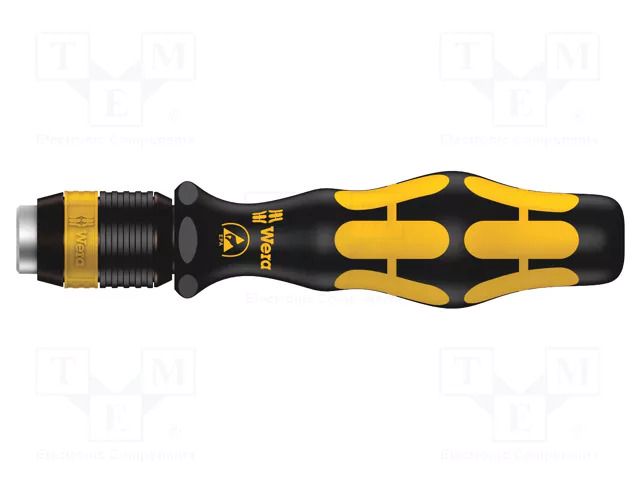 Screwdriver handle; ESD,with quick-release chuck; 1/4"; 90mm WERA WERA.05051273001