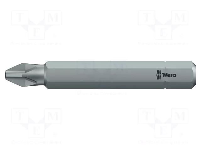 Screwdriver bit; Phillips; PH1; Overall len: 50mm WERA WERA.05056507001