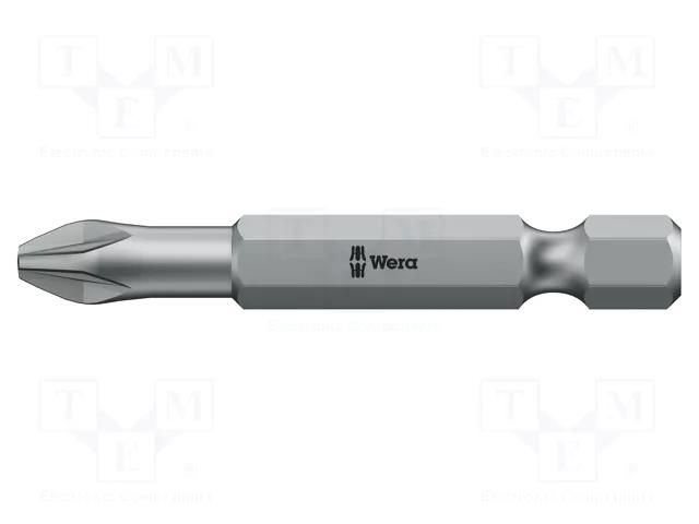 Screwdriver bit; Pozidriv®; PZ1; Overall len: 50mm; TORSION WERA WERA.855/4TZ/1