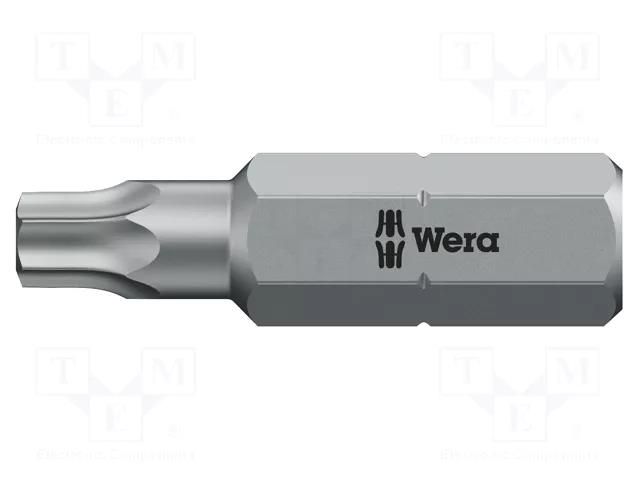 Screwdriver bit; Torx®; TX01; Overall len: 25mm WERA WERA.867/1H/1