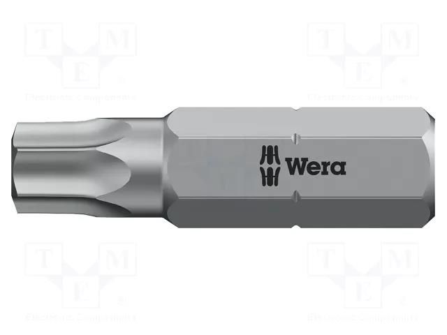 Screwdriver bit; Torx® with protection; T30H; Overall len: 25mm WERA WERA.867/BO/30