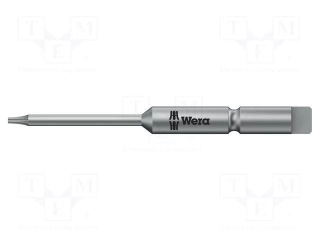 Screwdriver bit; Torx®; TX08; Socket size: 4mm; Overall len: 64mm WERA WERA.05345028001
