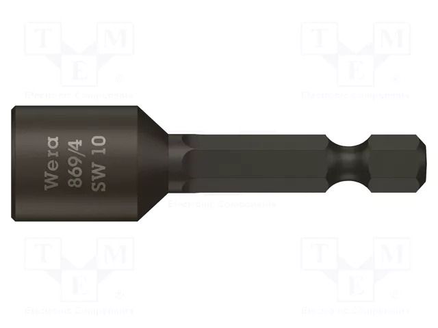 Screwdriver bit; 6-angles socket; HEX 11mm; Overall len: 50mm WERA WERA.869/4/11