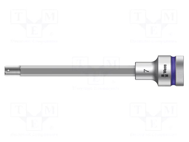 Socket; Hex Plus key,socket spanner; HEX 7mm; Zyklop; 1/2" WERA WERA.05003843001