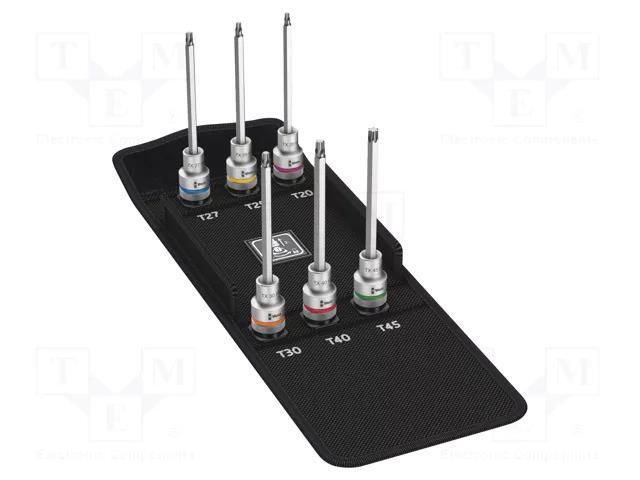 Wrench-set; socket spanner; Bit: Torx®; Chrom-vanadium steel WERA WERA.05004211001