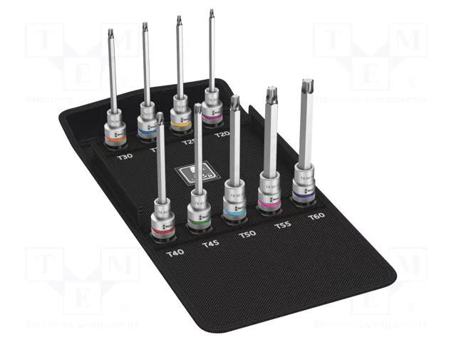 Wrench-set; socket spanner; Bit: Torx®; Chrom-vanadium steel WERA WERA.05004212001