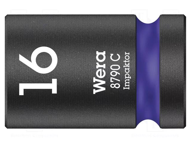 Socket; 6-angles,socket spanner,impact; HEX 16mm; 1/2" WERA WERA.05004573001