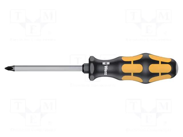 Screwdriver; for impact,assisted with a key; Pozidriv®; PZ2 WERA WERA.05017052001