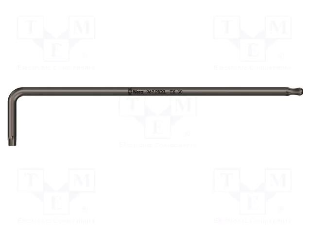 Wrench; Torx®; TX30; Overall len: 195mm WERA WERA.967PKXL/TX30