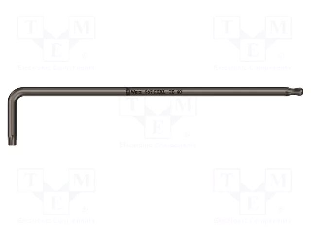 Wrench; Torx®; TX40; Overall len: 224mm WERA WERA.967PKXL/TX40