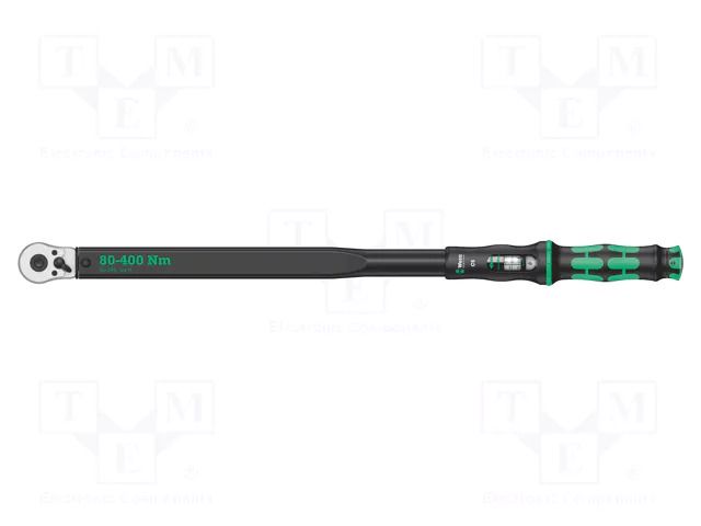 Wrench; torque; 680mm; 80÷400Nm; 1/2"; Click-Torque C 5 WERA WERA.TORQUE/C5