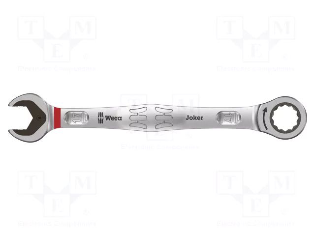 Wrench; rattle,combination spanner; 17mm; Overall len: 224mm WERA WERA.JK17