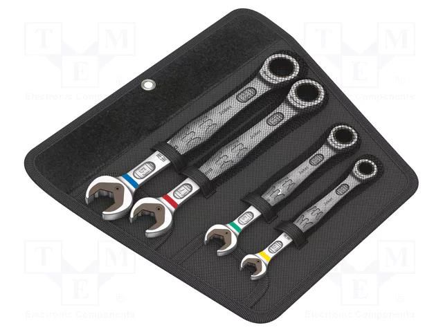 Wrenches set; combination spanner; Chrom-molybdenum steel WERA WERA.JKSET