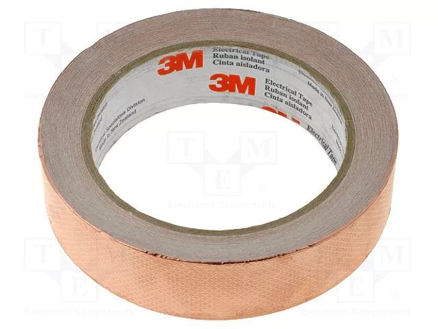 Tape: electrically conductive; W: 25mm; L: 16.5m; Thk: 0.101mm 3M 3M-1245-25