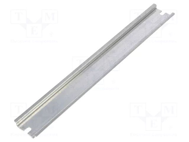 DIN rail; steel; zinc; L: 266mm; W: 35mm; TS35 FIBOX EKIV27