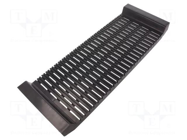 Conductive PCB stand; ESD; 484x175x50mm; black STATICTEC PRT-STP1203